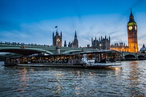 Fancy a trip on the Thames? Better still, perhaps, one with a nice meal and live music included? Or maybe a romantic evening meal, while also having the chance to enjoy the amazing lights that illuminate our capital’s riverside? #cruise #rivercruise #bateauxlondon #london #meal #dinner #food #entertainment #prosecco #experience #londonexperience #thamesexperience #riverthames London Lunch, Boat Restaurant, East End London, Dinner Cruise, Helicopter Tour, River Thames, Live Entertainment, London Eye, River Cruises