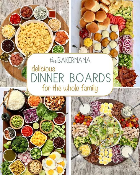 Family Dinner Platter Ideas, Easy Dinner Charcuterie Board, Family Dinner Board Ideas, Grazing Board Dinner, Dinner Party Platter Ideas, Meal Platter Ideas, Diy Food Board, Fajita Board Ideas, Charcuterie Board Main Dish