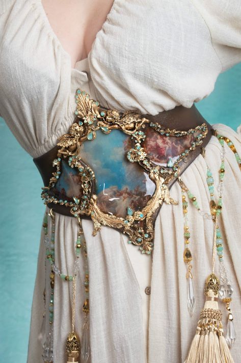 Baroque Painterly Corset Belt - Etsy