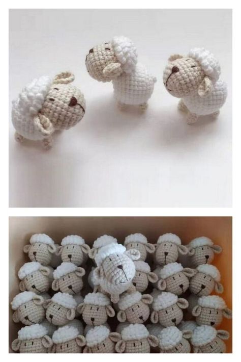 Mini Crochet Sheep Pattern, Crochet Mini Sheep Free Pattern, Sheep Crochet Pattern Free, Sheep Amigurumi Free Pattern, Crochet Sheep Free Pattern, Crochet Sheep Pattern, Sheep Crochet Pattern, Sheep Amigurumi, Sheep Crochet