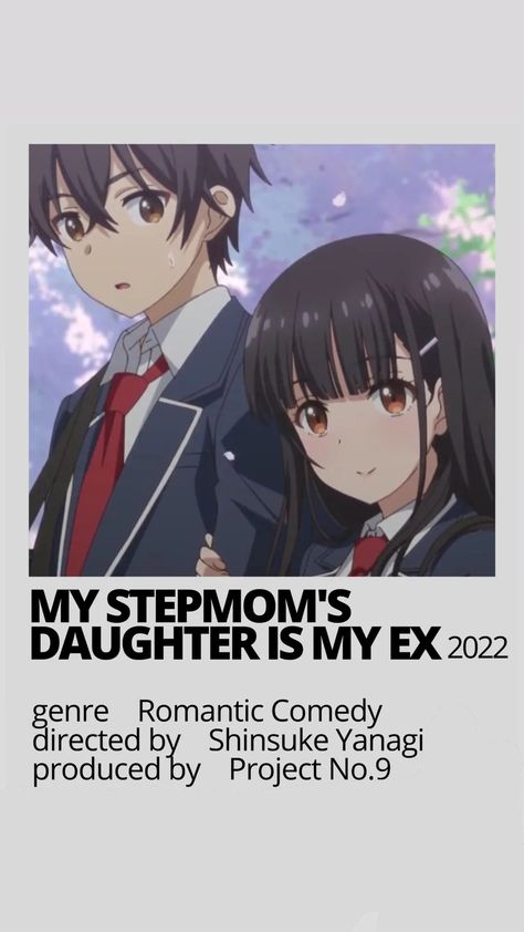 My Stepmom’s Daughter Is My Ex Anime, My Stepmother Daughter Is My Ex Anime, Best Animes To Watch, Romance Anime List, Anime Sites, Anime Websites, Best Romance Anime, Romance Anime, Japanese Animated Movies