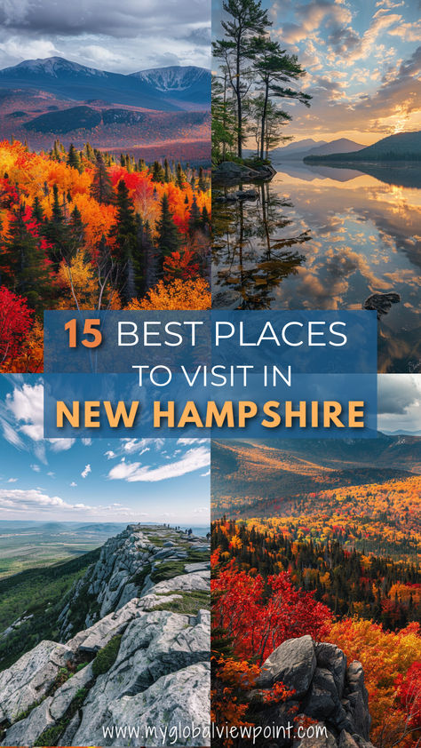 Planning a trip to New Hampshire? Discover the best places to visit and 10 amazing things to do in NH! From scenic hikes to charming towns, this guide has everything you need for an unforgettable adventure. Click to explore and start planning your perfect getaway! 🍁🏞️ #NewHampshire #TravelInspo #AdventureAwaits Best Things To Do In New Hampshire, Best Places To Visit In New Hampshire, Dixville Notch New Hampshire, Things To Do In Concord New Hampshire, New Hampshire Things To Do In The Fall, What To Do In New Hampshire, New England Things To Do, New Hampshire Vacation, New Hampshire Bucket List