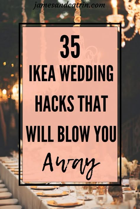 Weddings are expensive so if you can use some Ikea hacks to create beautiful decor then it's got to be a good idea! These awesome Ikea wedding hacks use some pretty plain items transformed into something gorgeous for your wededing. There are so many great ideas to use Ikea hacks for weddings, you will definitely be inspired for the big day. #ikeahacks #weddinghacks #ideas #inspiration #diyikeawedding #weddingideas Ikea Hacks Wedding, Ikea Wedding Hacks, Ikea Wedding, Wedding Hacks, Rustic Wedding Decorations, Farmhouse Ideas, Card Box Wedding, Diy Farmhouse, בר מצווה