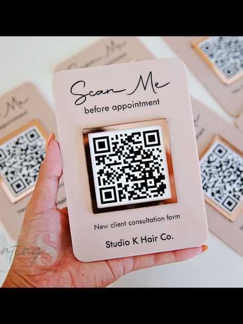 Qr Code Display, Custom Business Signs, Clear Mirror, Social Media Signs, Salon Signs, 3d Cnc, Display Signs, Business Signage, Custom Wedding Signs