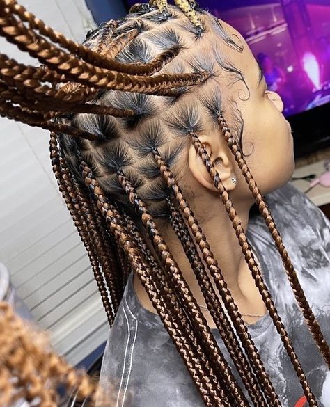 Hairstyles For Black Women Y2k, Cornrows Long, Part Curly Hair, Baby Hair Tutorial, Braids Heart, Braids Y2k, Middle Part Curly Hair, Braids With Color, Dramatic Edges