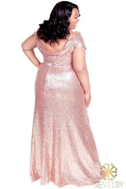 Chloe Bridesmaid Dress in Rose Gold Sequin Bridesmaid Dress Plus Size, Gold Sequin Bridesmaid Dress, Rose Gold Bridesmaid Dress, Sequin Bridesmaid Dress, Wedding Rose Gold, Mesh Cocktail Dress, Bridesmaid Skirts, Rose Gold Bridesmaid, Convertible Bridesmaid Dress