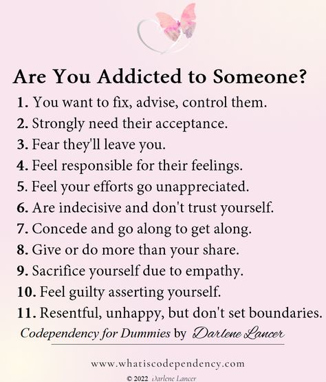 Addictive Relationship, Symptoms Of Love, Lack Of Boundaries, Lack Of Love, Love Addict, Healing Relationships, Relationship Lessons, Love Time, For Dummies