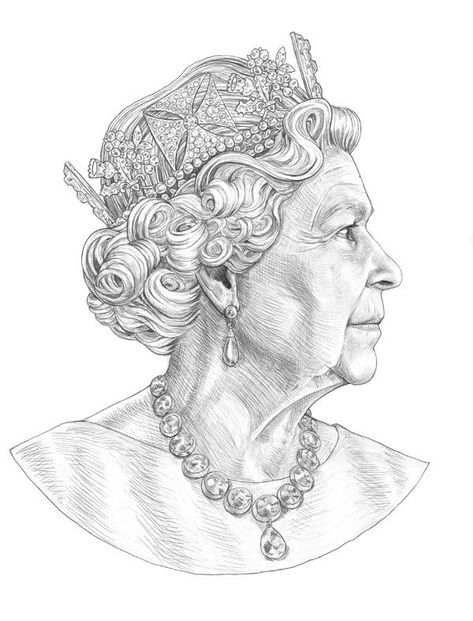 Drawing Queen Elizabeth, Queen Elizabeth Ii Tattoo, Queen Elizabeth Sketch, Queen Elizabeth Ii Drawing, Queen Elizabeth Tattoo, Queen Elizabeth Painting, Queen Elizabeth Drawing, Queen Elizabeth Ii Art, Queen Elizabeth Art