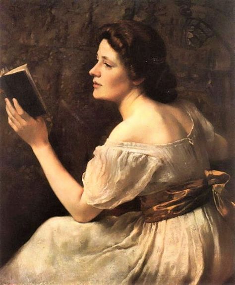 Feminist Literature, Arte Peculiar, Classic Portraits, Reading Art, Classic Paintings, Woman Reading, Old Paintings, Literature Art, Girl Reading