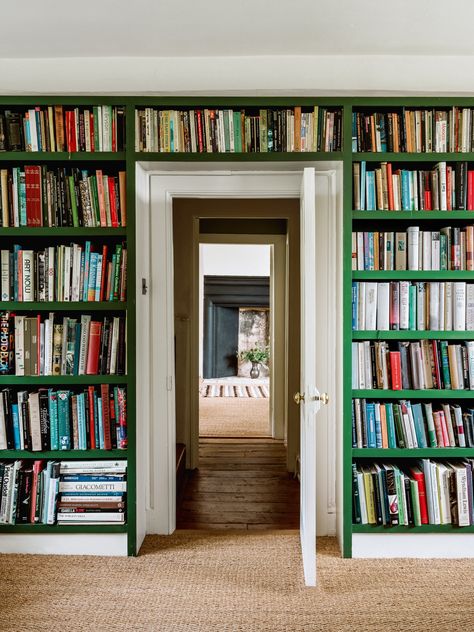 Floor To Ceiling Bookshelves, Paint And Paper Library, Inglenook Fireplace, Chimney Breast, London Flat, London House, Grand Homes, En Suite Bathroom, House Garden