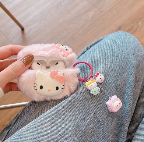 available online✨🎀 cute fluffy hello kitty airpod cases, get yours today!🤩 #hello #hellokitty #hellokittycore #losangeles #airpodcase #sanrio #explorepage #hellokittyaddict #hellokittylover #hellokittycharms #charms #pinkairpodcase #onlineshopping #shopify Hello Kitty Airpods Case, Bedding Coquette, Coquette Bedding, Aesthetic Outfits Coquette, Coquette Dresses, Coquette Accessories, Room Decor Coquette, Uggs Slippers, Air Pods Case