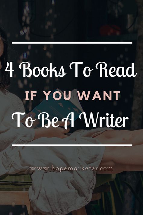 We always talk about writing because as an author, that's what you should focus on. However, we do believe the more you read, the better you become at writing. One affects the other, there's no doubt about it. So, here are 4 books we recommend to anyone who wants to be a writer. Become An Author, Becoming An Author, Run A Marathon, Anne Lamott, Becoming A Writer, Best Authors, Read And Write, Eat Healthier, Fiction Novels