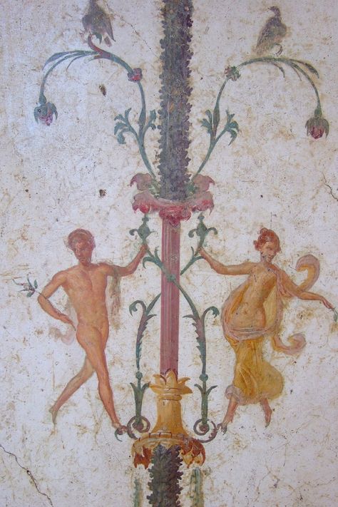 Roman Painting, Ancient Roman Art, Pompeii Italy, Pompeii And Herculaneum, Roman Era, Ancient Paintings, Roman History, Roman Art, 1st Century