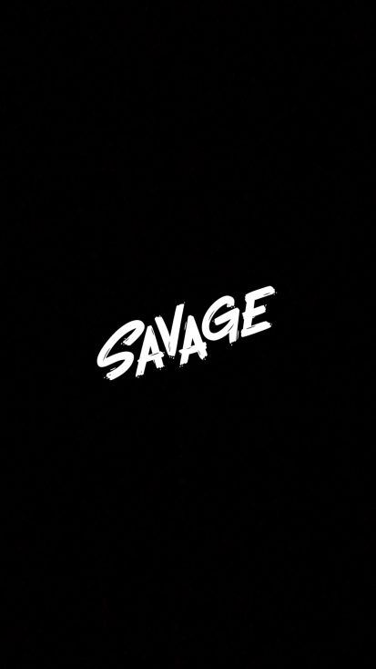 Savage iPhone Wallpaper Savage Wallpapers, Tipografi 3d, Typographie Inspiration, Wallpaper Hitam, Hype Wallpaper, Glitch Wallpaper, Iphone Wallpaper Hipster, Words Wallpaper, Black Phone Wallpaper