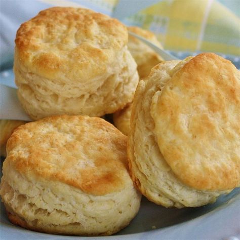 Best Buttermilk Biscuits I "I brushed each biscuit with melted butter before baking them in the oven. One of the BEST biscuits I've ever made." Flaky Biscuit Recipe, Flaky Buttermilk Biscuits, Best Buttermilk Biscuits, Easy Biscuit, Baking Powder Biscuits, Buttermilk Biscuits Recipe, Fluffy Biscuits, Flaky Biscuits, Biscuit Bread