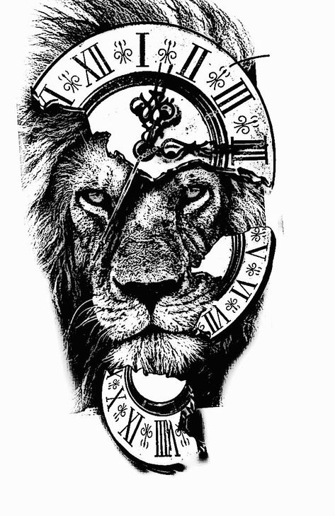 Watch Tattoo Design, Fake Skin, Forearm Band Tattoos, Clock Tattoo Design, Single Needle Tattoo, Lion Tattoo Design, Geometric Tattoo Design, Watch Tattoos, Clock Tattoo