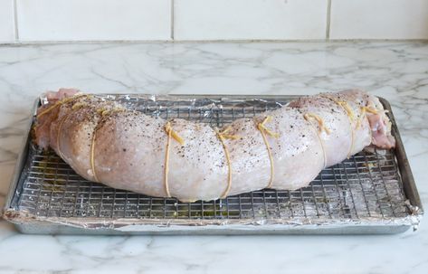 Rolled Turkey Breast, Rosemary Stuffing, Rolled Turkey, Stuffed Turkey Breast, Turkey Cooking Times, Turkey Roulade, Once Upon A Chef, Stuffed Turkey, Sausage Stuffing