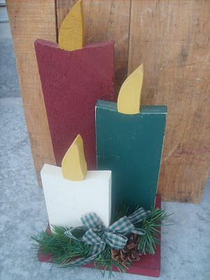 Wooden Christmas Candles Candle Template, Wooden Christmas Crafts, Pallet Christmas, Christmas Wood Crafts, Wooden Candles, Christmas Wine, Wooden Christmas, Christmas Wood, Wooden Art