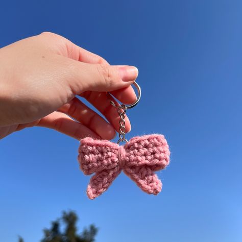 This one is for my coquette lovers 💖🎀 - #crochet #crochetlove #crochetersofinstagram #crochetbow #crochetkeychain #bows #coquette #ribbon #keychains #charms #pinkaesthetic #pink #pinklover #pinkbows #cottagecore #handmade #accessories #stopmotion #fashion #slowfashion #slowfashionmovement #inspiration #fashioninspiration #cuteaccessories #crochetaccessories #pinkaccessories #prettyinpink #decor #crochetdecor #bagcharm Crocheted Bow, Aesthetic Lovers, Bow Keychain, Coquette Ribbon, Bows Coquette, Crochet Keychains, Keychains Charms, Crochet Aesthetic, Crochet Bows