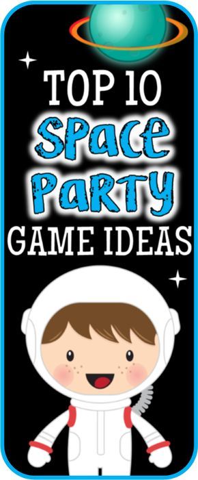 Space Theme Party Activities, Outer Space Games For Preschool, Space Games Preschool, Outer Space Birthday Party Games, Space Party Activities, Outer Space Games, Universe Birthday Party, Space Themed Games, Space Party Games