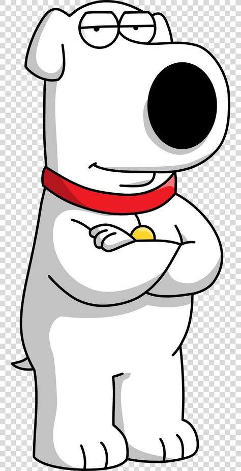 Family Guy Character Drawings, Stewie Griffin Drawing, Brain Griffin, Griffin Drawing, Brian Family Guy, Griffin Dog, Family Guy Cartoon, The Family Guy, Brian Griffin