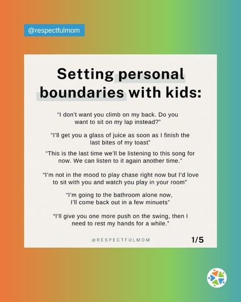 ParentsTogether on Instagram: "When was the last time you needed to set a boundary with your child? 🙅🏾‍♀️ 😒 It might seem easier to give in to what your kids what in the moment, but if you don't set boundaries, it could lead to resentment and unreasonable expectations in the future. 🛑 It's also important to model boundary-setting for kids so they know how to use that important skill as they get older. Kids without a sense of boundaries may not learn to respect the consent of others, and may Boundary Activities For Kids, Setting Boundaries With Kids, Parenting Boundaries, Teaching Boundaries, Boundaries With Kids, Boundaries Activities, Healthy Parenting, 2024 Journal, Boundary Setting