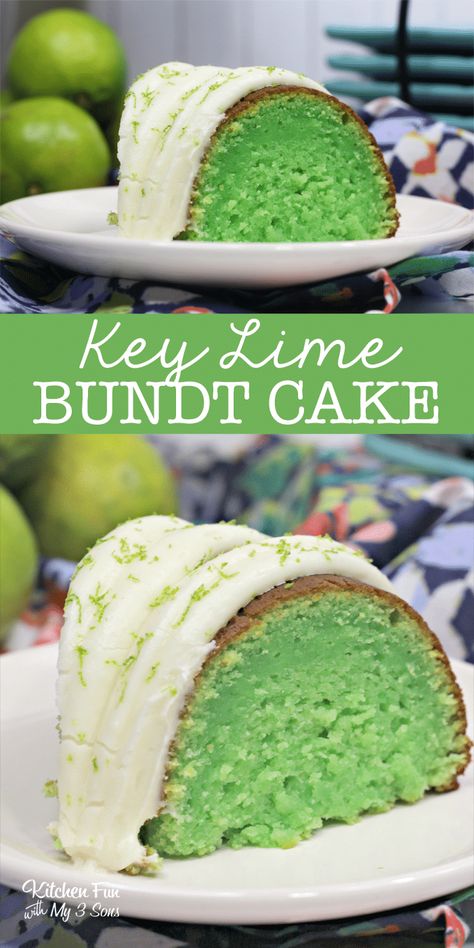 Lime Bundt Cake, Key Lime Bundt Cake, Lime Cake Recipe, Key Lime Desserts, Key Lime Cake, Lime Desserts, Lime Cake, Lime Recipes, Sweet Cake