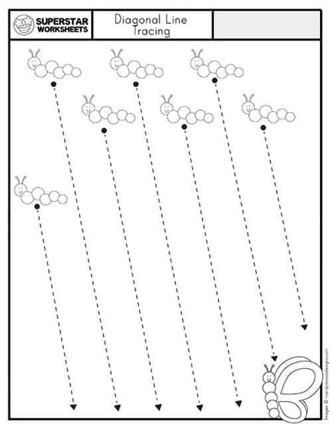 Superstar Worksheets, Lines Worksheet, Line Tracing Worksheets, Kids Handwriting Practice, Tracing Worksheets Free, Shape Tracing Worksheets, Name Tracing Worksheets, Tracing Lines, Preschool Tracing