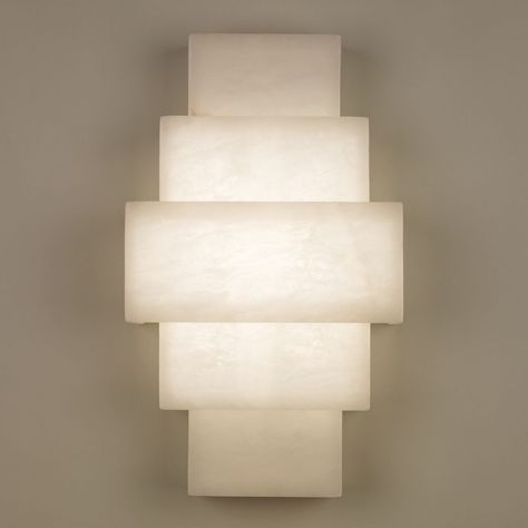 Drummond Alabaster Wall Light - Vaughan Designs Wall Scones Decor Ideas, Gothic Chandelier, Wall Lamp Design, Semi Flush Lighting, Unique Furniture, Cool Lighting, Contemporary Interior, Lamp Design, Luxury Furniture