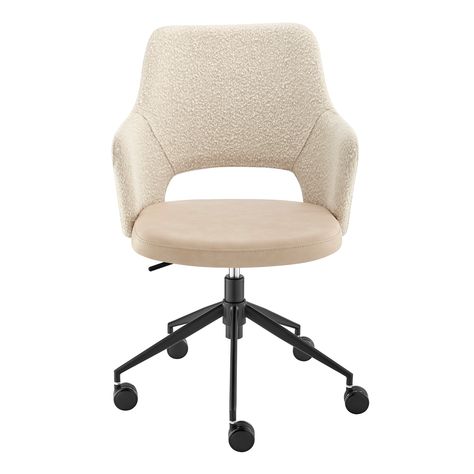 darcie office chair by euro style 30394 bg 45 Modern Desk Chair, Modern Home Office Furniture, Seating Design, Swivel Chair Desk, Never Compromise, Contemporary Home Office, Swivel Office Chair, Office Desk Chair, Modern Home Office