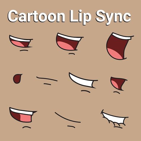 Cartoon Style Character, Engineer Cartoon, Mouth Cartoon, Mouth Animation, Cut Out Animation, Human Mouth, Cartoon Mouths, Black And Purple Wallpaper, Premium Vector Cartoon