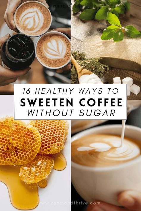 Healthy Syrups For Coffee, Natural Coffee Creamer Healthy, How To Drink Coffee Healthy, Healthy Sweet Coffee, Healthy Syrup For Coffee, Healthy Coffee Flavoring, Prediabetic Coffee, Healthy Coffee Creamer Alternative, Healthier Coffee Options