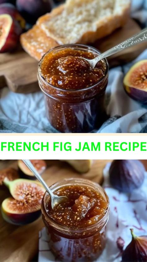 Discover a delicious French fig jam recipe that’s simple to make. Perfect for spreading on toast or pairing with cheese! Fig Jam Uses, Fig Jam Recipe, Fig Spread, Jam Recipes Homemade, Fig Jam, Jam Recipe, Dried Figs, Fresh Figs, On Toast