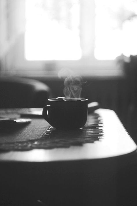 A Few of My Favorite Things | Gettin' My Healthy On Dark Table, Table Room, Home Window, Coffee Photography, Black And White Aesthetic, White Picture, Cup Coffee, Arabic Words, Black N White