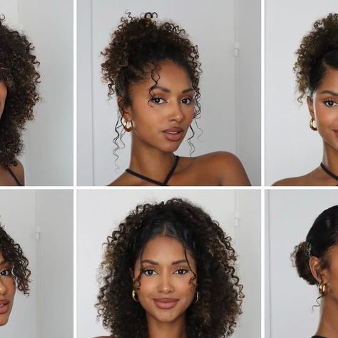 𝐌𝐚𝐭𝐲. on Instagram: "Curly Hairstyles ideas for a Date night ✨ . . . . . . . . #curlyhairstyles#hairstyleideas #curlscurlscurls #curlynaturalhair #curlyhair #hair #naturalhair #curls #curly #curlyhairstyles #curlygirl #hairstyles #hairstyle#explore #naturalhairstyles #tutorial #hairgoals #curlynatural #explorepage #curlygirlmethod #instagood #curlyhairdontcare" Night Out Curly Hair, Coily Updo Hairstyles, Black Curly Hair Wedding Styles, Short Curly Updo Hairstyles Easy, Curly Date Night Hair, Curly Hairstyles Night Out, Curly Hair Going Out Styles, 3c Hairstyles Long, 3c Curly Hair Styles