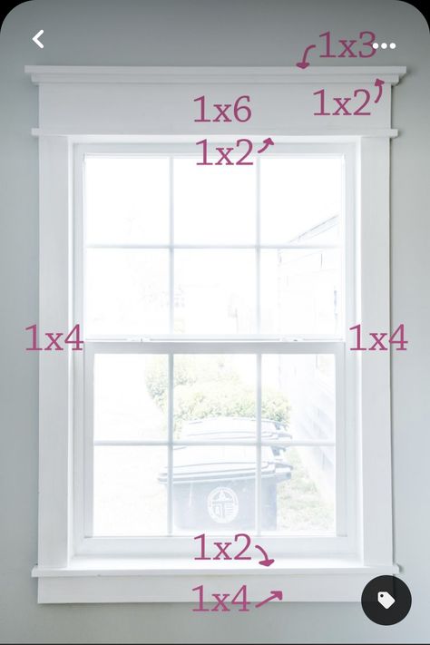 Diy Farmhouse Trim, Craftsman Style Window Trim, Craftsman Style Windows, Farmhouse Window Trim, Diy Window Trim, Farmhouse Trim, Diy Farmhouse Decoration, Interior Window Trim, Craftsman Trim