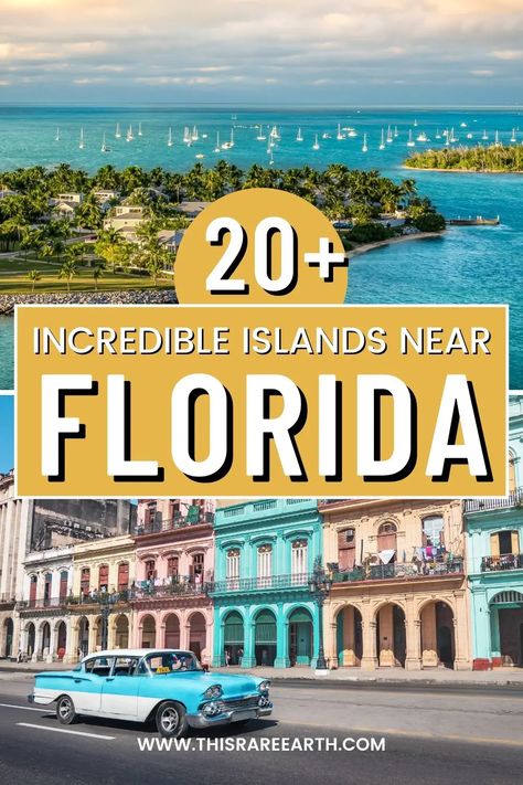 20+ Incredible Islands Close To Florida in 2023 - This Rare Earth Florida Travel, Caribbean Islands, Places To Visit, Things To Do, Florida, The Incredibles, Travel, Quick Saves