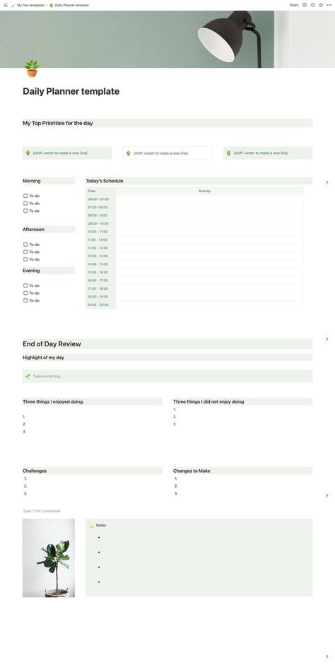 Student Journal Template, Notion Notebook Template, Daily Schedule Notion, Digital Planner Daily Layout, Notion Hourly Schedule Template, Notion Daily Routine Template, Notion Time Blocking Template, Daily Notion Template, This Week Planner