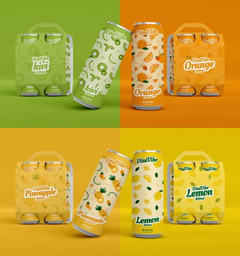 Juice Can Packaging | Behance