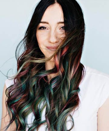 Hair Boards, Oil Slick Hair, Slick Hair, Mermaid Hair Color, Rainbow Hair Color, Beautiful Hair Color, Oil Slick, Hair Color Blue, Colored Hair