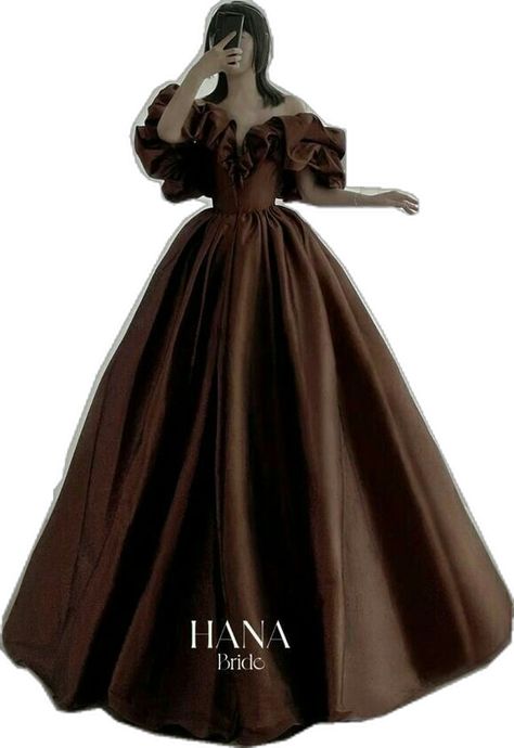 Beautiful Brown Prom Dresses, Brown Ballgown, Brown Ball Gown, Night Dress Long Elegant, Corset Long Dress, Prom Dress Aesthetic, Ball Gowns Fantasy, Valentines Dress, Prom Dress Short