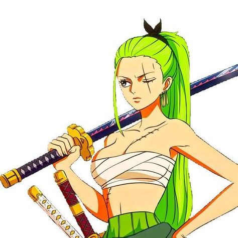 Zoro Girl Version, Fem Zoro, Cosplay Zoro, Female Zoro, Female Gojo, Face Claims Female, Female Face Claims, Zoro Cosplay, Aesthetic Dp