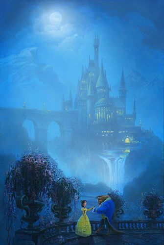 Disney Poster, Belle Disney, Poster Background, A Castle, The Beast, Beauty And The Beast, A Man, Castle, Disney