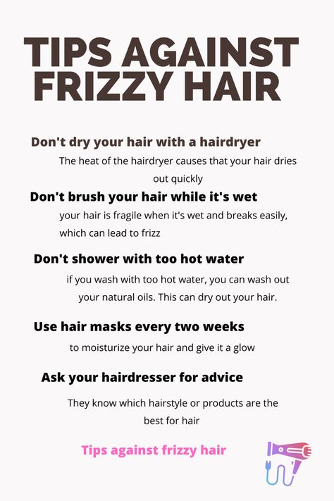 Frizzy Hairstyles, Rid Of Frizzy Hair, Frizzy Hair Remedies, Fizzy Hair, Frizzy Wavy Hair, Frizzy Hair Tips, Caring For Frizzy Hair, Healthy Hair Routine, Dry Frizzy Hair