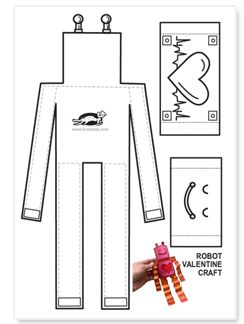 Crafts 2nd Grade, Robots Preschool, Vocabulary Games For Kids, Valentines Robots, Robot Craft, Valentine Template, Construction Paper Crafts, Graduation Party Diy, Valentine Craft