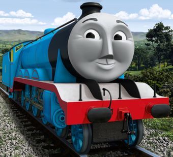 Gordon - Thomas the Tank Engine Wikia Thomas The Train Birthday Party, Thomas And His Friends, Moving Eyes, Trains Birthday Party, Transportation Theme, Train Birthday, Friends Characters, Baby Clip Art, Character Profile