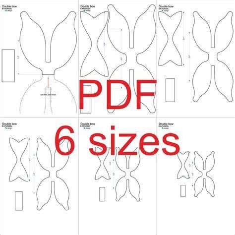 Bow Pattern Printable Free, Bow Template Free, Bows Template, Bow Tie Template, Hair Template, Diy Baby Hair Bows, Leaf Template Printable, Tie Template, Bow Template Svg