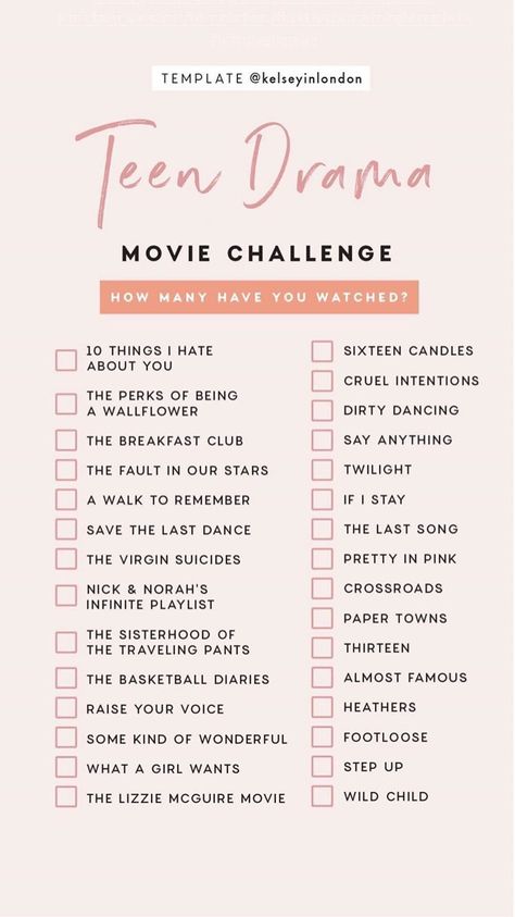 Netflix Movie List, Drama Films, Movie Challenge, Challenge Instagram, Gu Family Books, Netflix Movies To Watch, Save The Last Dance, Movie To Watch List, Cruel Intentions