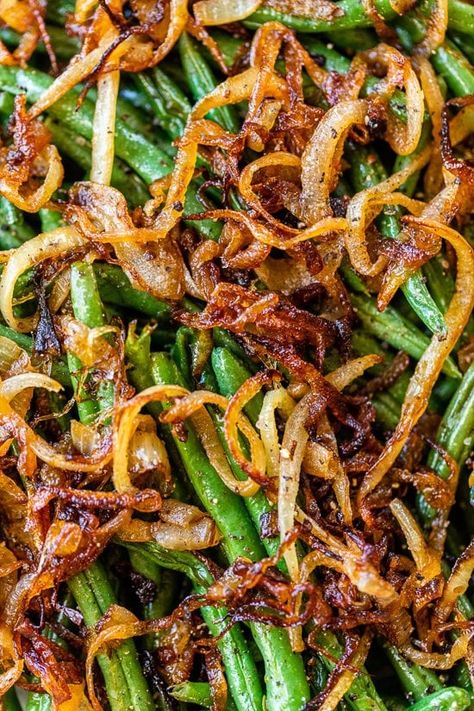 Roasted Green Beans, Green Bean Recipes, Veggie Side Dishes, Side Recipes, Veggie Sides, Croquettes, Veggie Dishes, Bean Recipes, Roasted Chicken