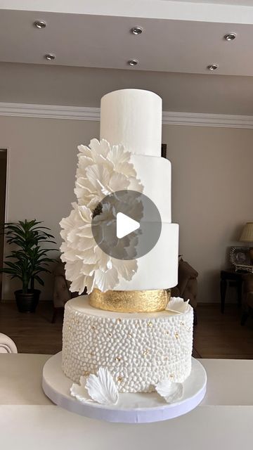 Fondant Wedding Cake Designs, 2024 Wedding Cake, Wedding Cake 2024, Fondant Cake Designs Ideas, Wedding Cakes Boho, Ukrasavanje Torti, 2024 Cake, Wedding Cake Fondant, Wedding Cake Videos